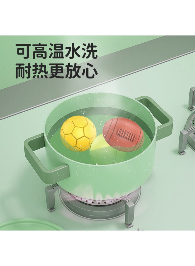 Baby Soft Rubber Building Blocks Can Bite 6-12 Months Soft Rubber Ball Baby 1-3 Years Old Children Tumbler Educational Toys - Image 3